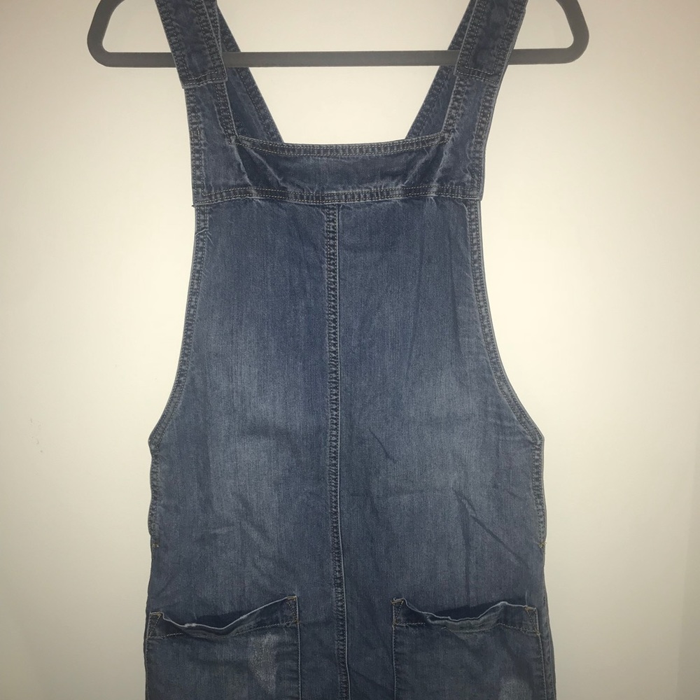 Overall jean dress